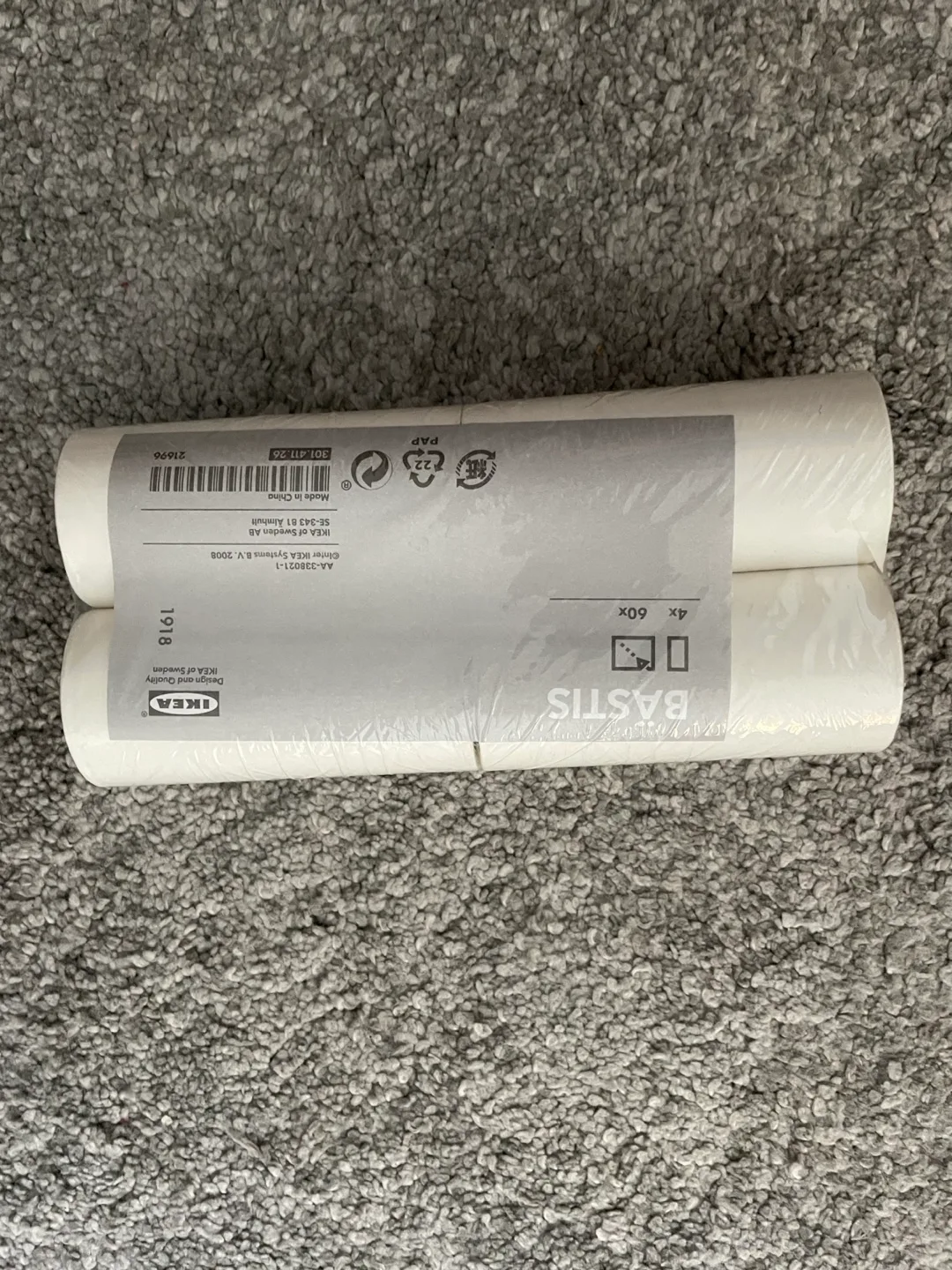 IKEA BASTIS Lint Roller - 4 Rolls thumbnail