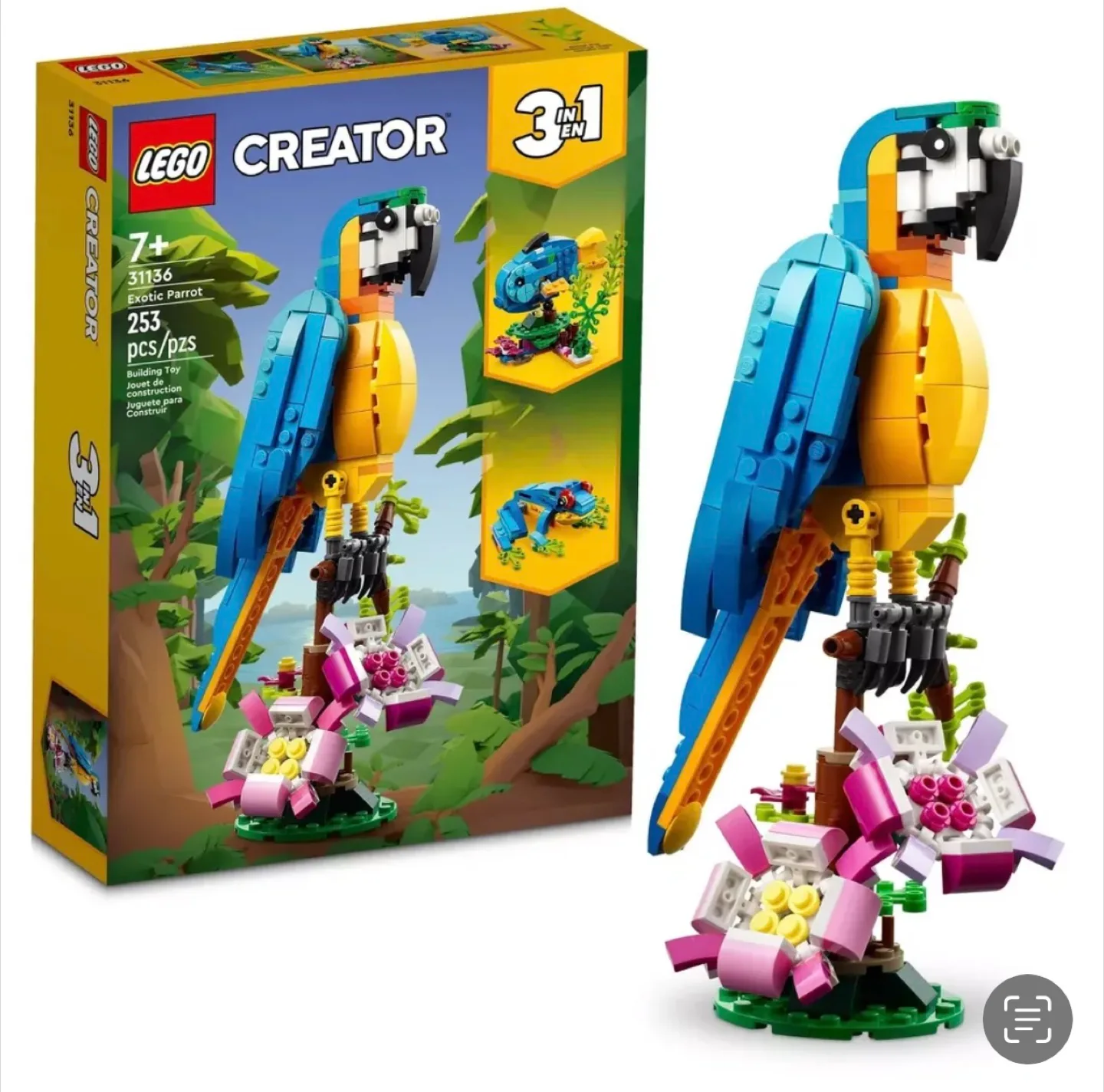 LEGO Creator 3-in-1 Exotic Parrot Animals Building Toy Sealed thumbnail