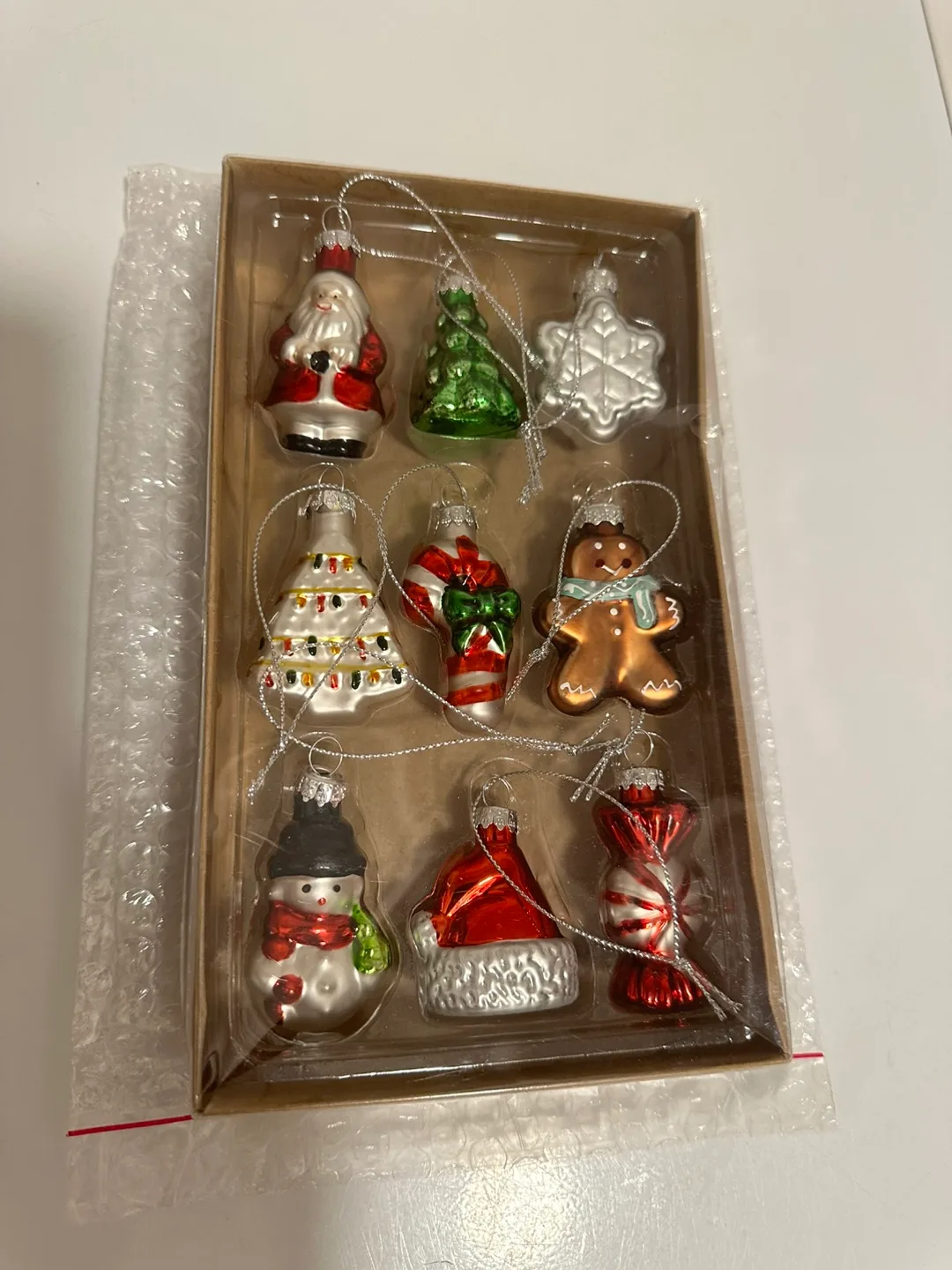 Christmas Bundle - Painted Glass Ornaments and Tree Stand thumbnail
