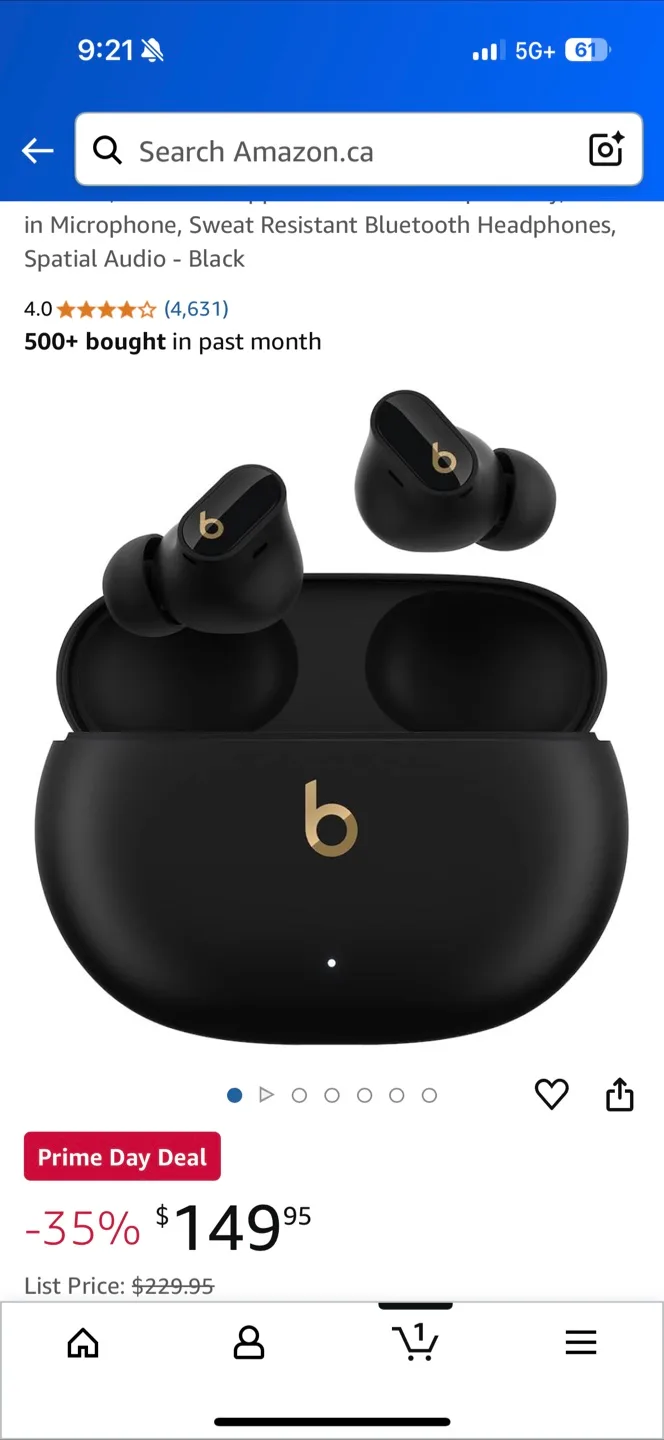 Beats Studio Buds + - Black
