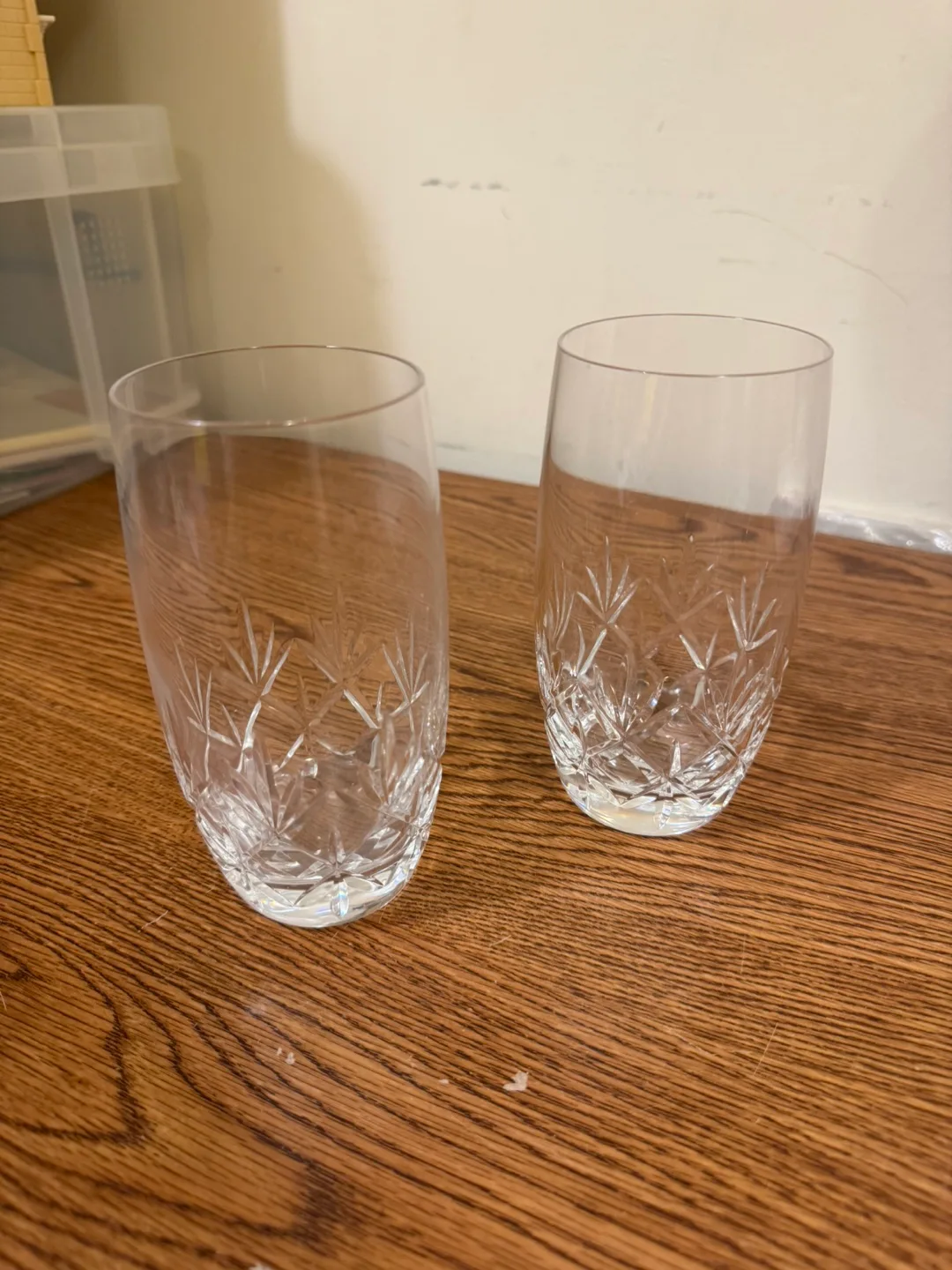 Set of 2 Crystal Highball Glasses thumbnail