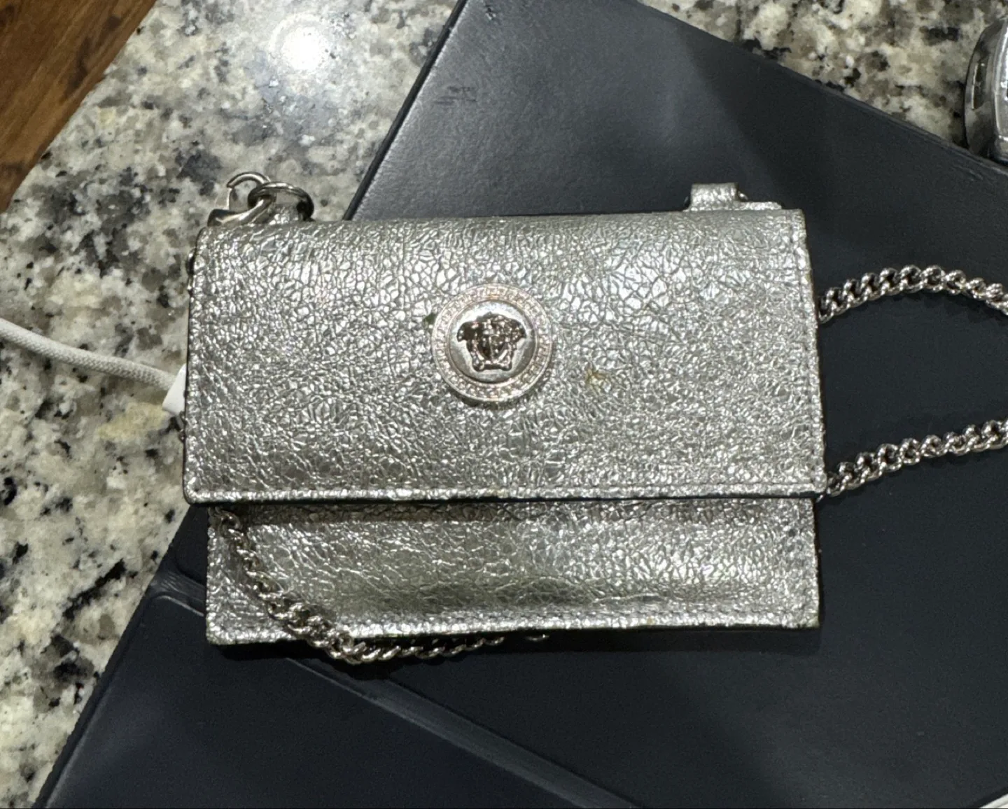 Versace Silver Medusa Mini Bag thumbnail