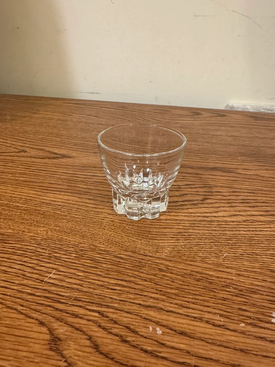 Crystal glass shot glass thumbnail