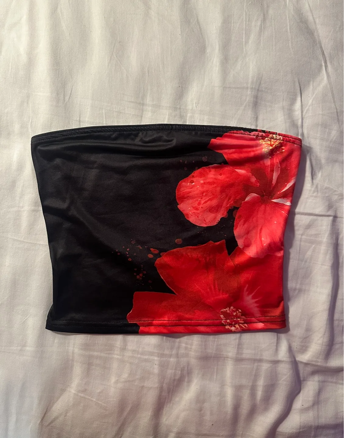 New Floral Print Tube Top thumbnail