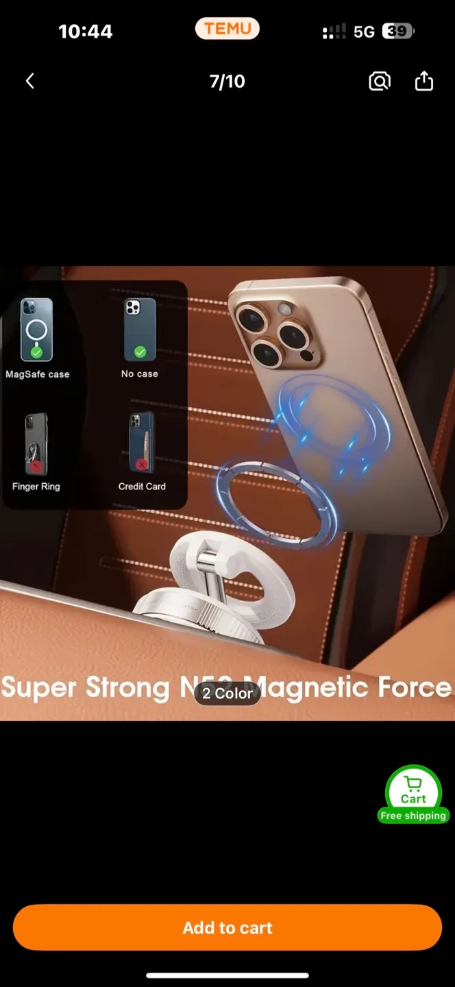 360° Rotating Magnetic Phone Holder thumbnail
