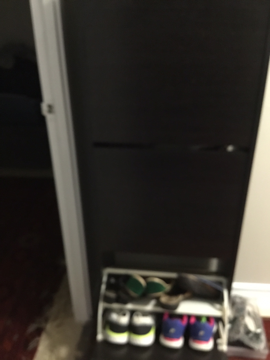 Black Shoe Cabinet