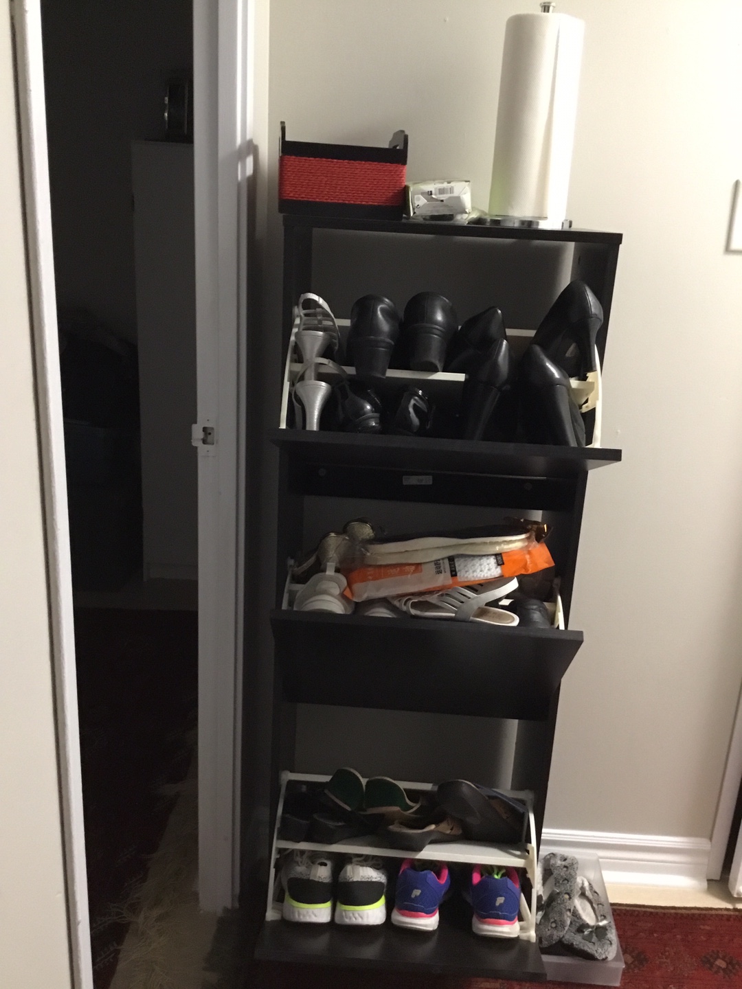 Black Shoe Cabinet - photo 3