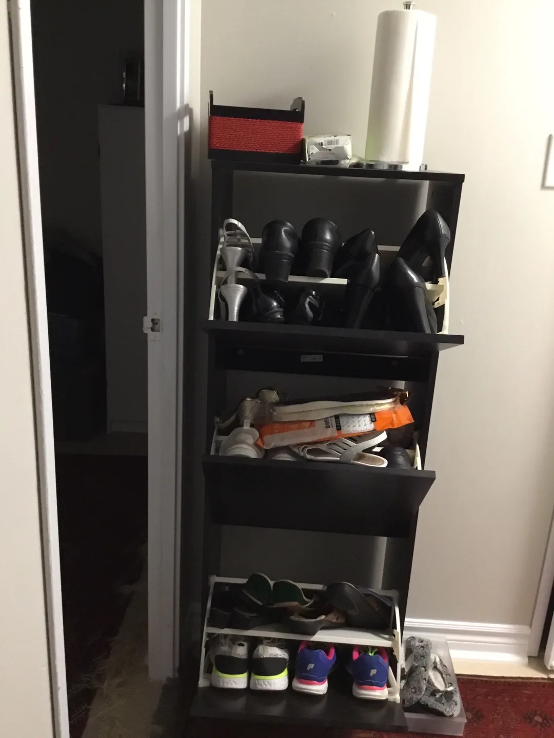 Black Shoe Cabinet image indicator(3)