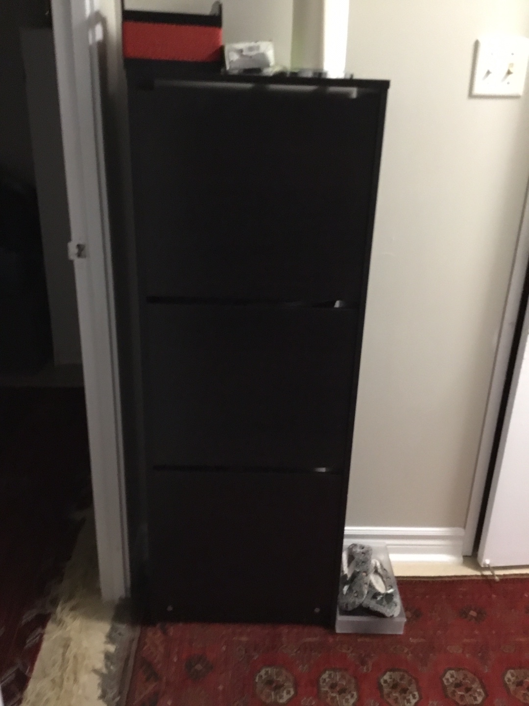 Black Shoe Cabinet - photo 2
