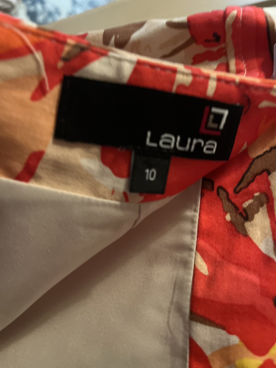 Laura Floral Skirt, lined - Size 10 - photo 4
