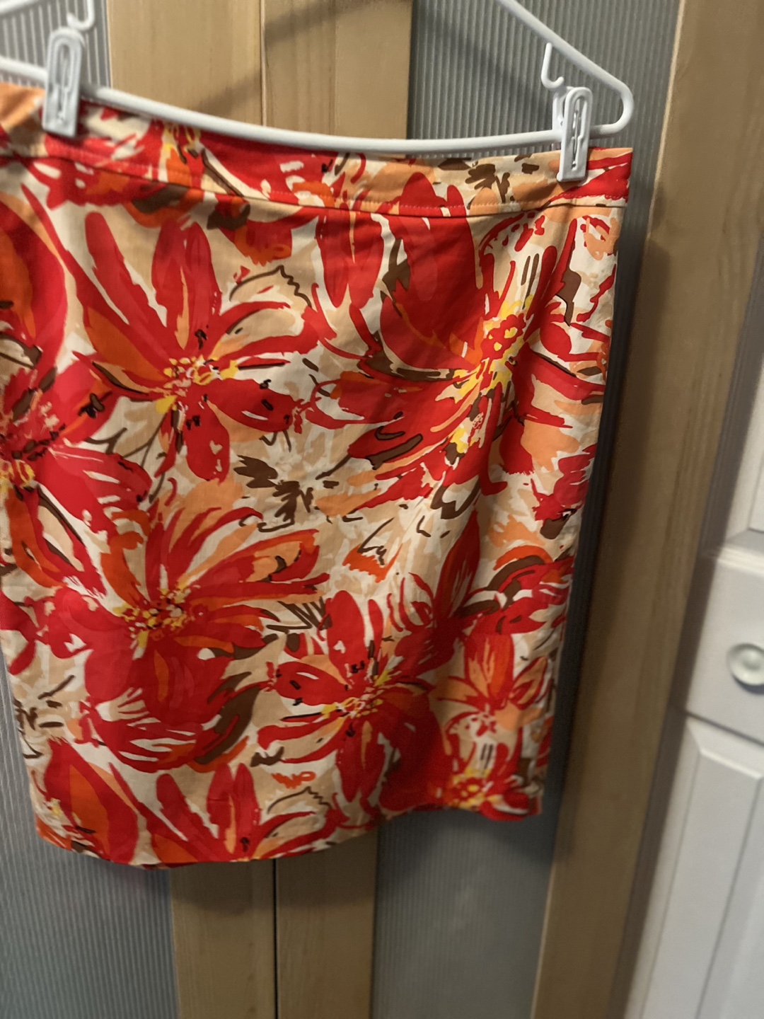 Laura Floral Skirt, lined - Size 10