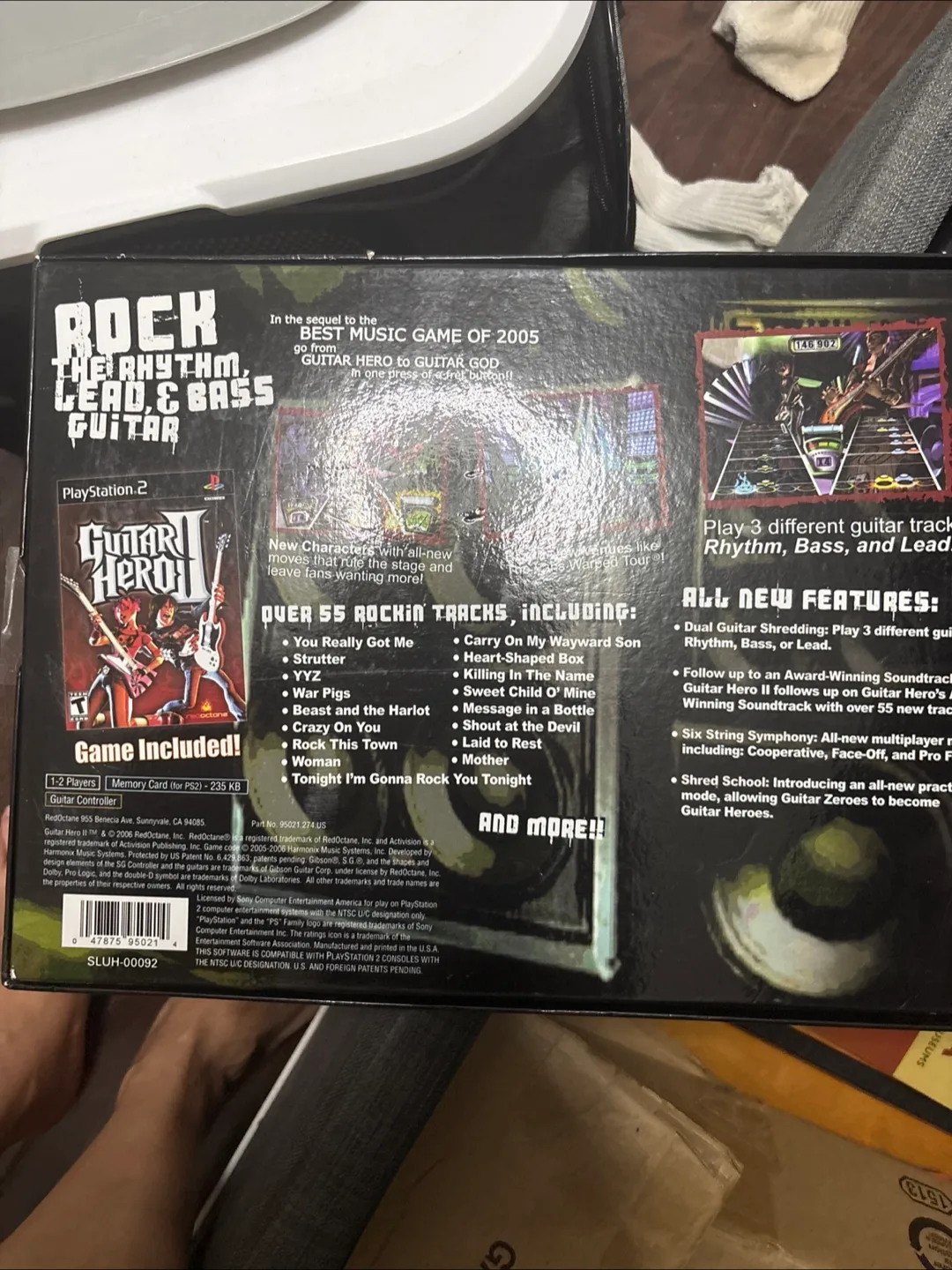 LIke  NEW Guitar Hero II with Guitar Controller PlayStation 2 image indicator(5)