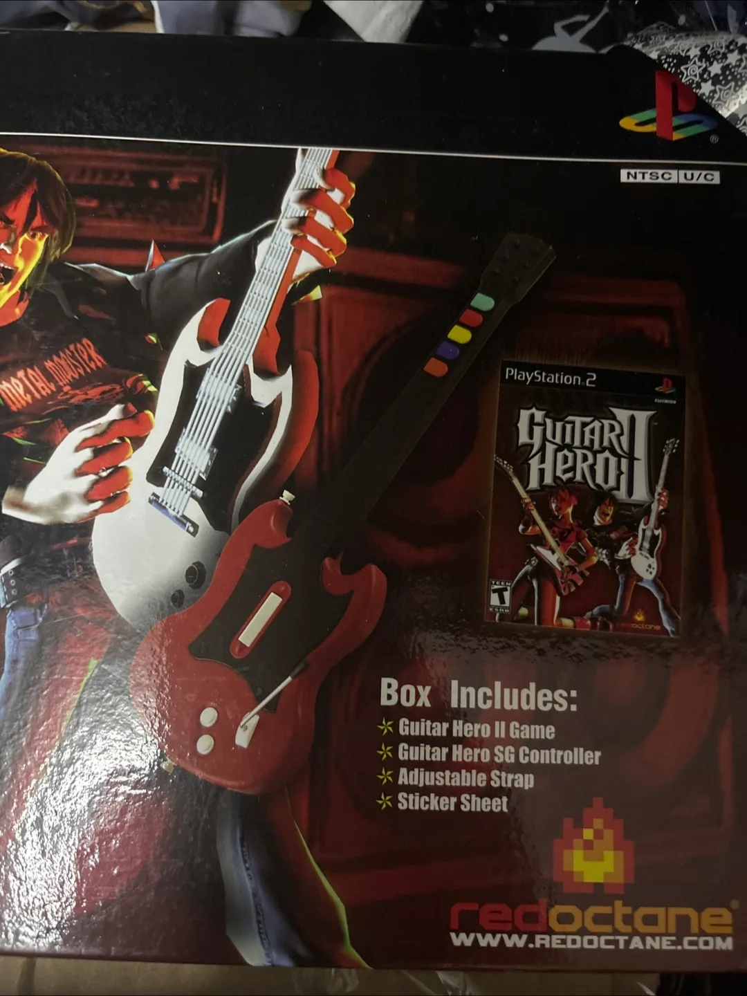 LIke  NEW Guitar Hero II with Guitar Controller PlayStation 2 image indicator(2)