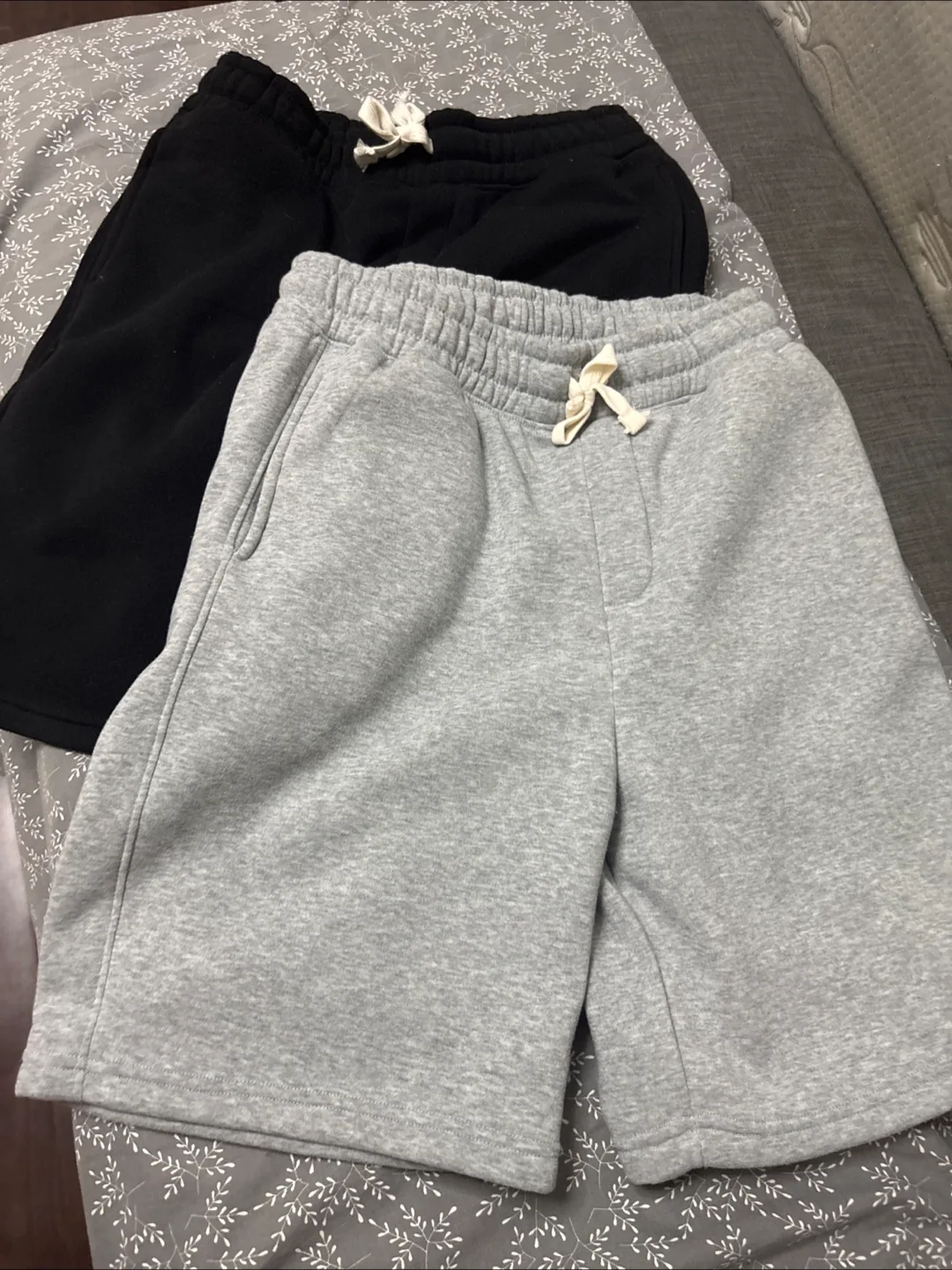 NEW Forever 21 Sweat Shorts - Grey & Black thumbnail