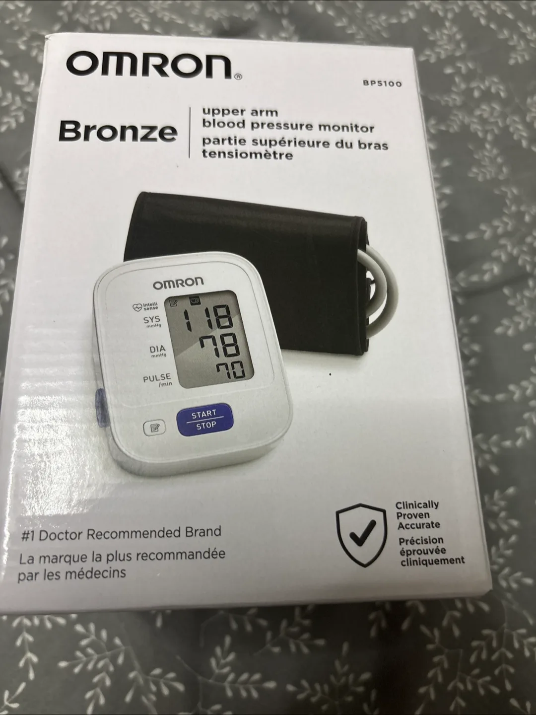 Omron Bronze BP5100 Blood Pressure Monitor - New thumbnail
