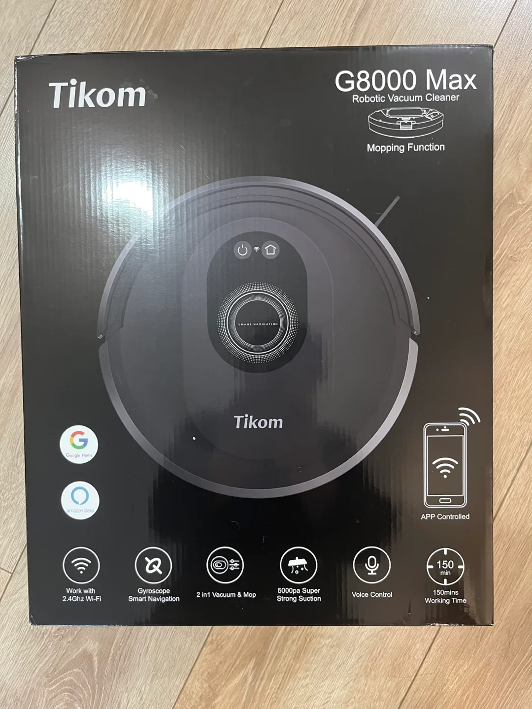 Tikom G8000 Max Robotic Vacuum Cleaner - New in Box 🇨🇦🍁 thumbnail