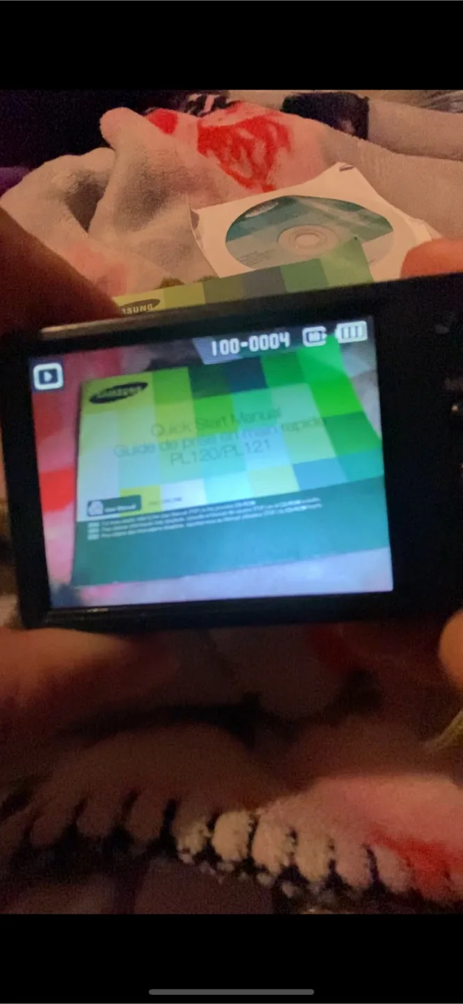 Samsung PL120 purple digital camera image indicator(4)