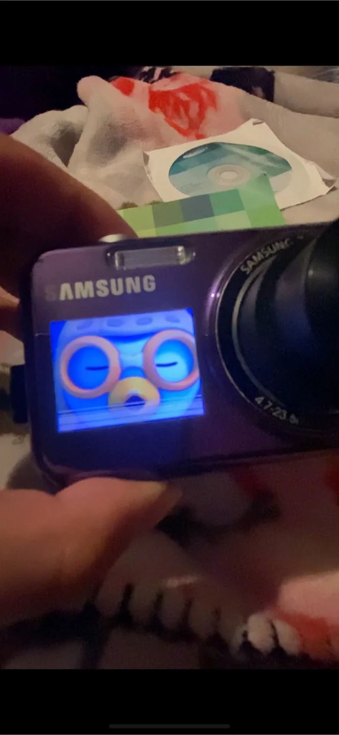 Samsung PL120 purple digital camera image indicator(6)