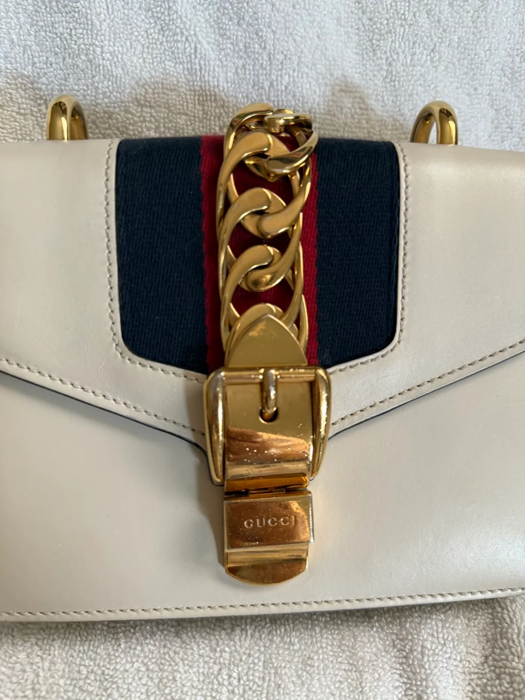 Gucci Sylvie Mini Bag - Ivory Leather image indicator(4)