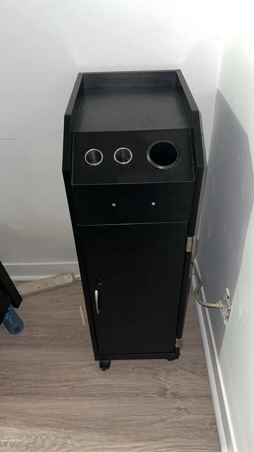 Salon Shampoo Bowl & Rolling Cabinet image indicator(2)