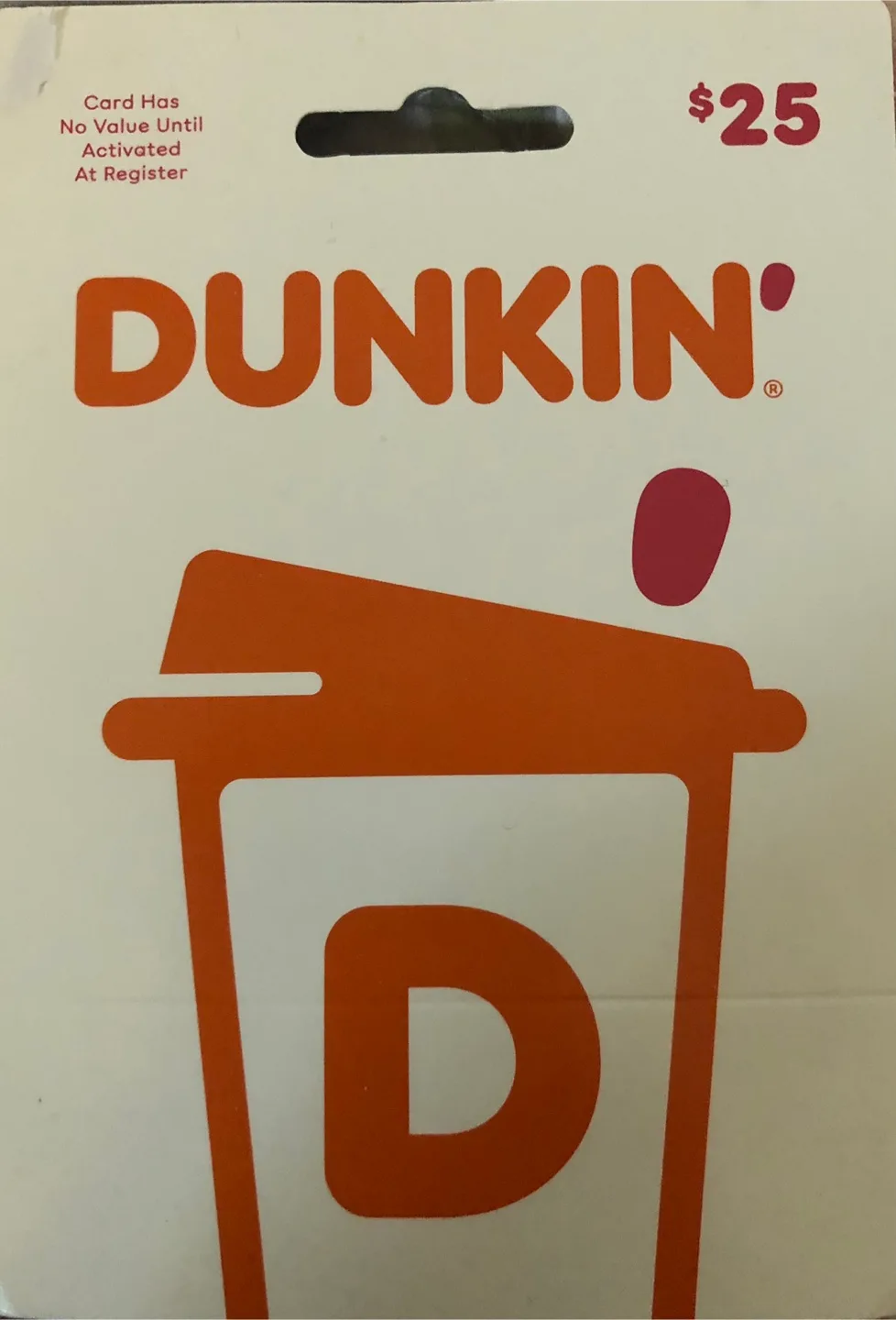 Dunkin Donuts Gift Card thumbnail