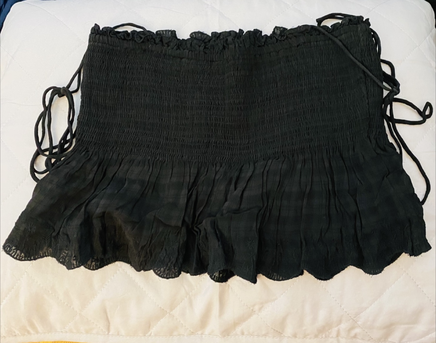 Black Viscose Wilfred Crop Top - photo 2
