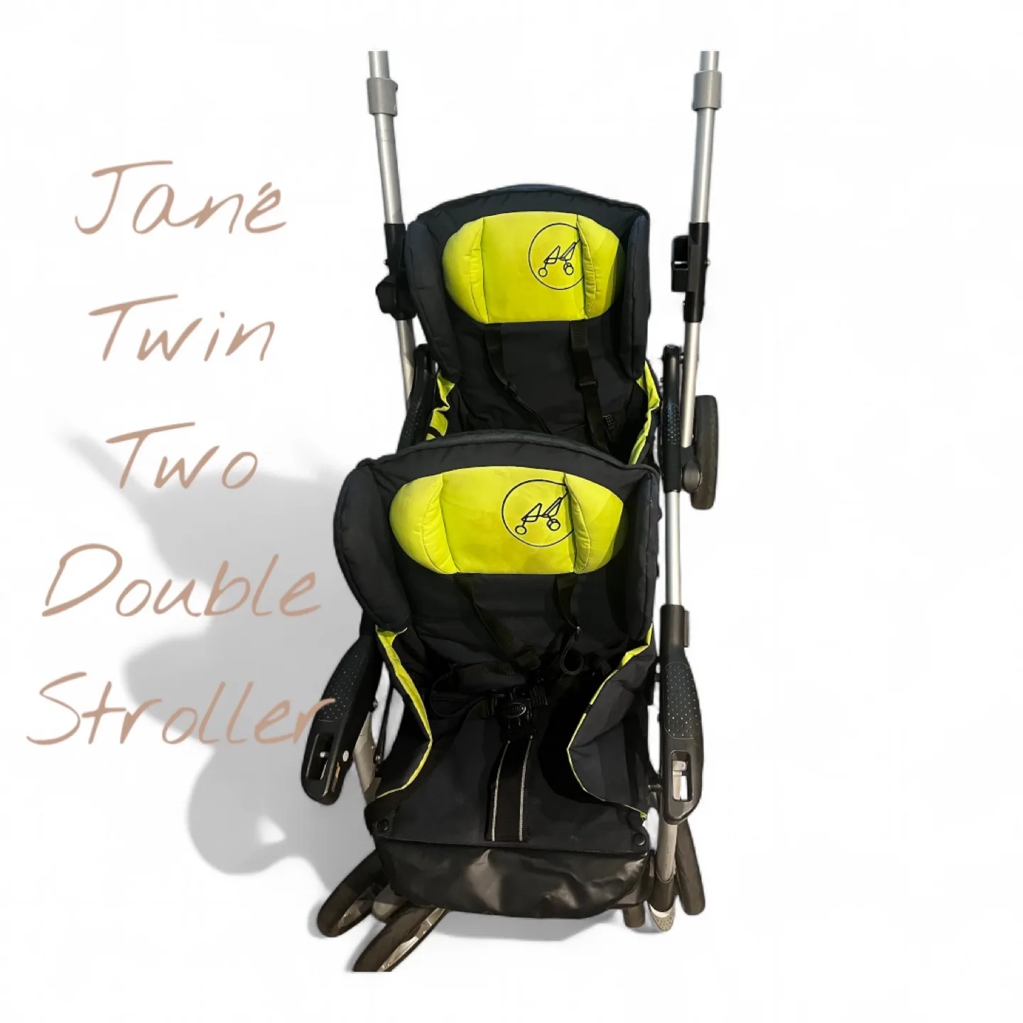 Jané Twin Two Double Stroller. Without a canopy image indicator(7)
