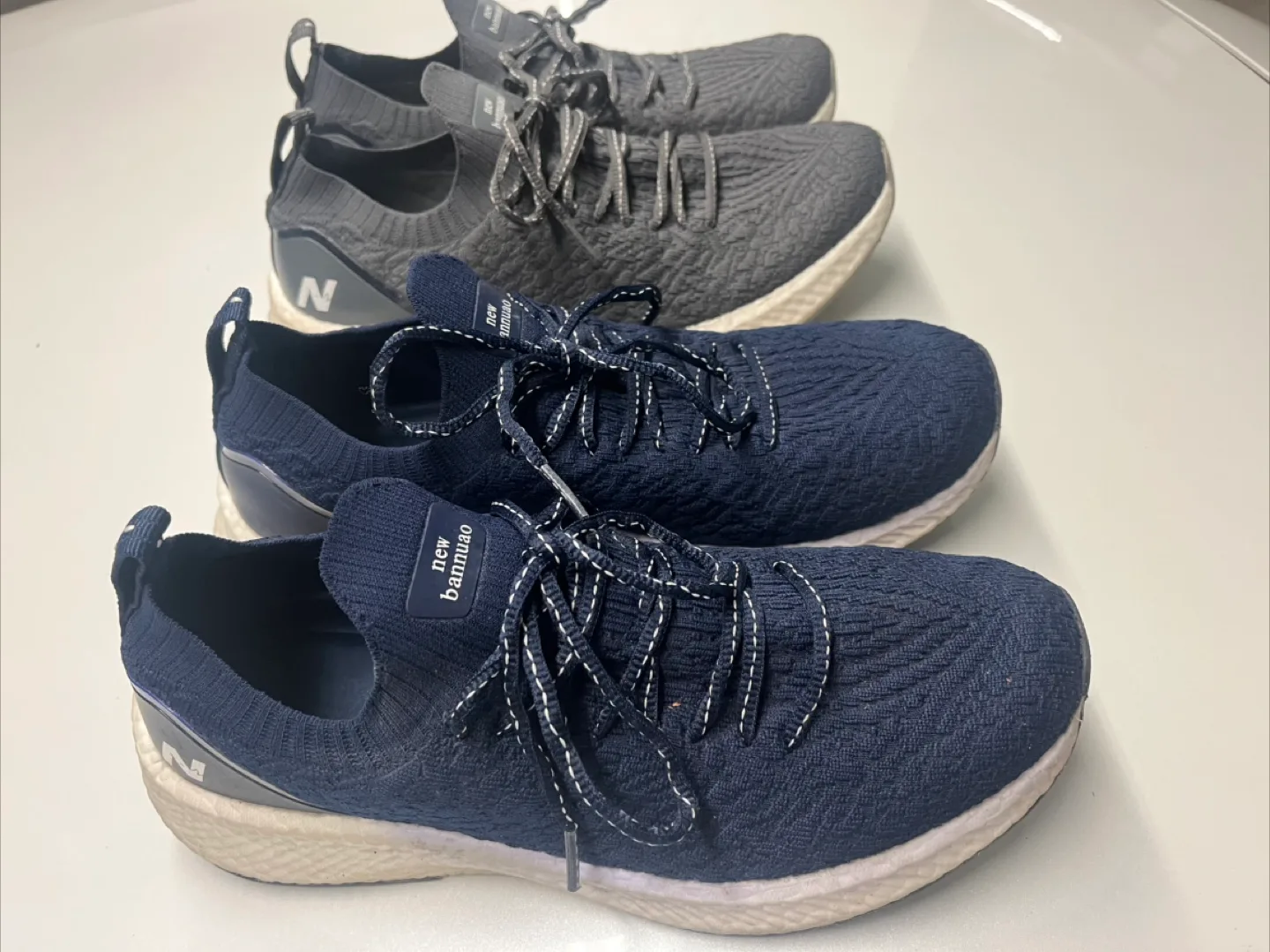 Sneakers (2 pairs) navy and grey thumbnail