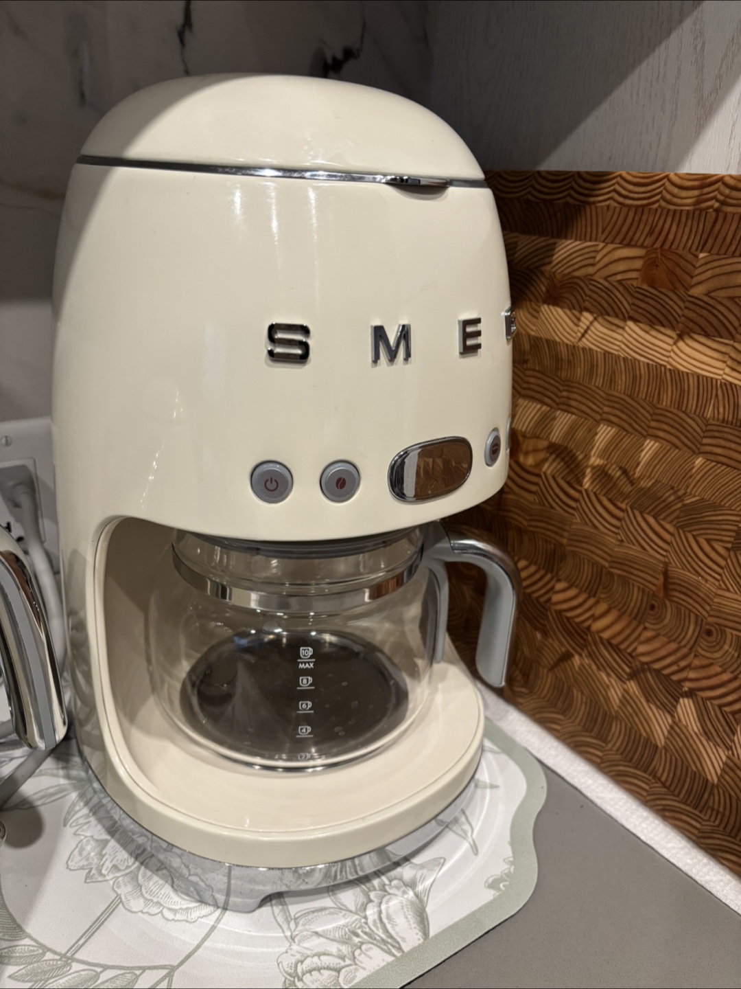 Smeg Drip Filter Coffee Maker - Cream - photo 2