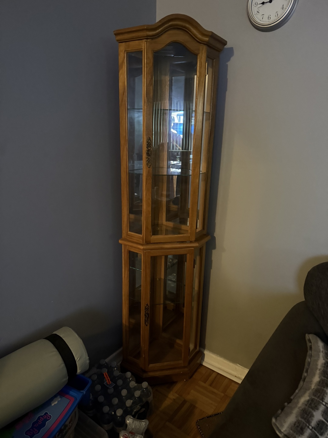 Wooden Curio Cabinet