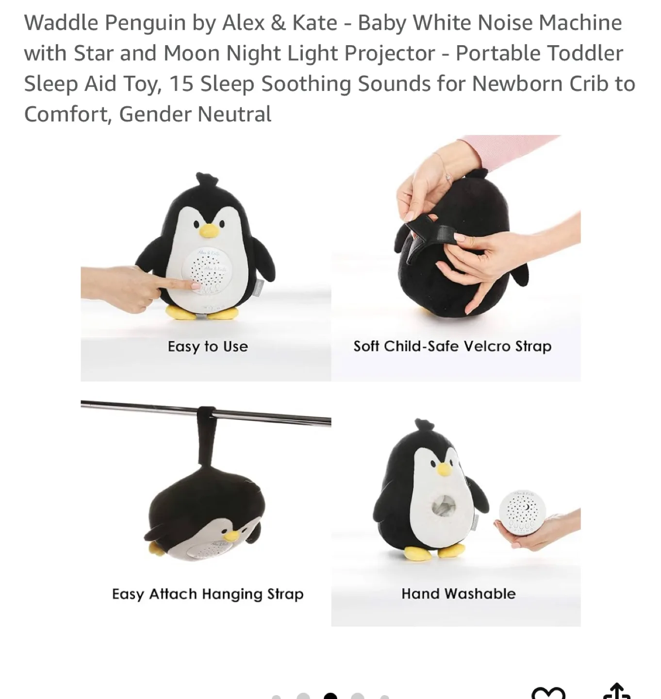 bubzi co. Soothing Sleep Penguin image indicator(5)