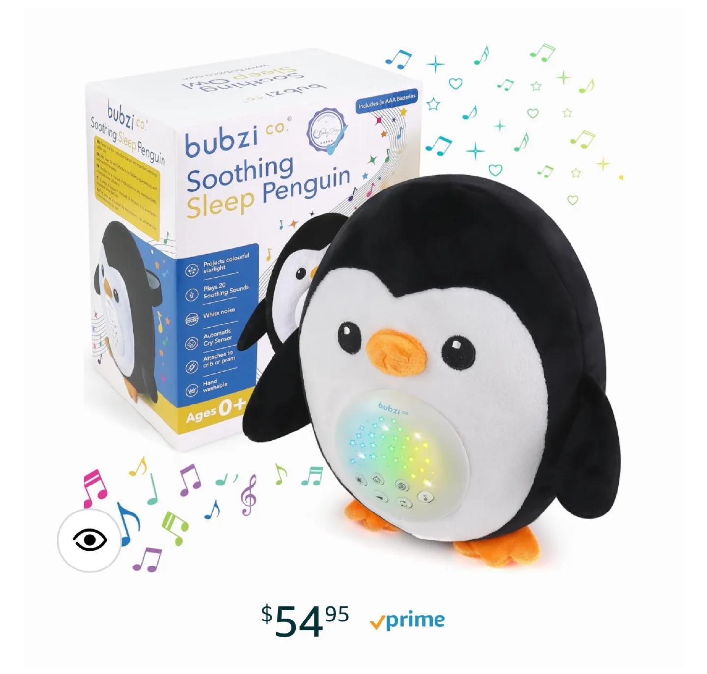 bubzi co. Soothing Sleep Penguin image indicator(4)