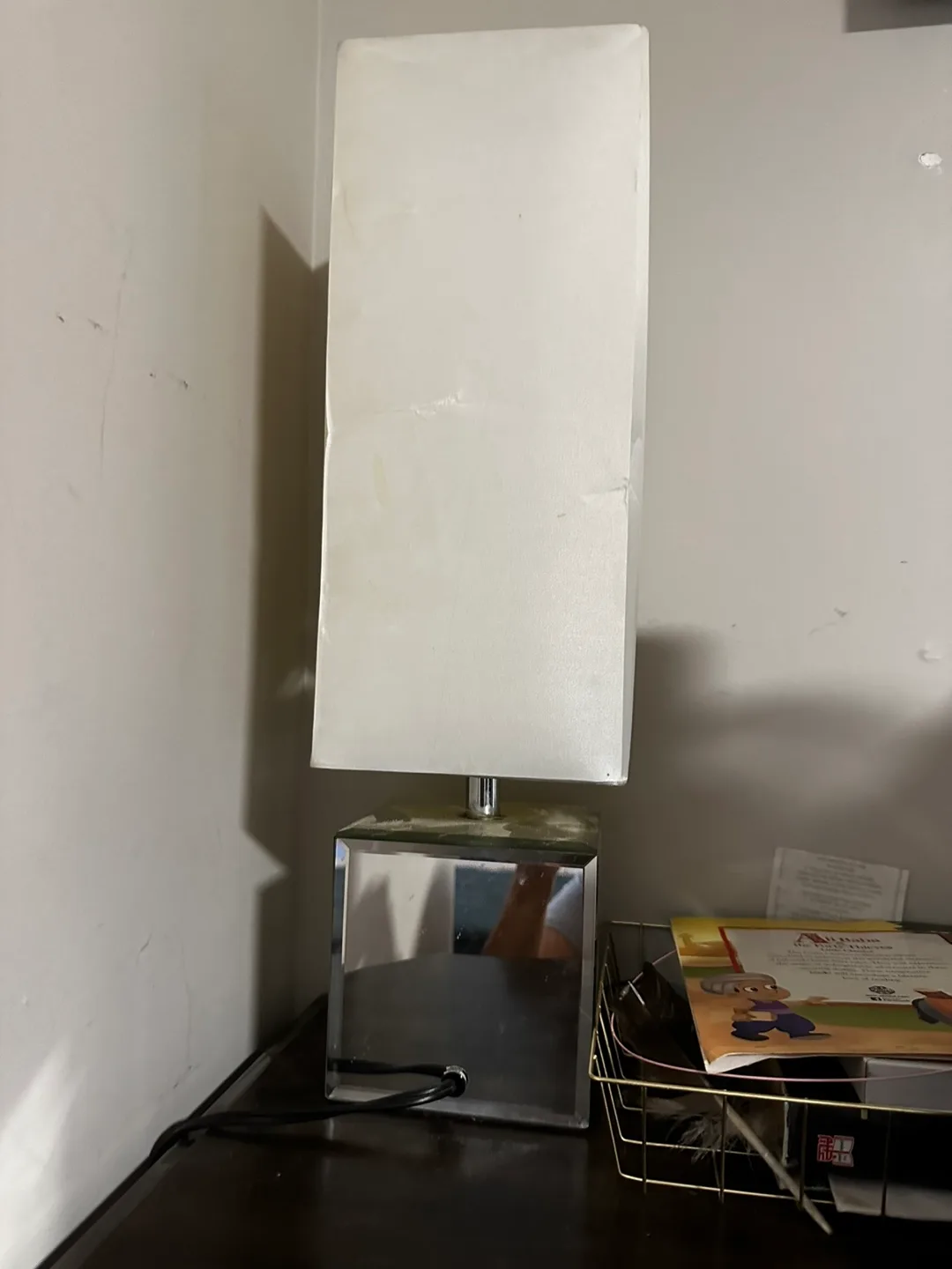 Square Mirrored Accent Lamp thumbnail