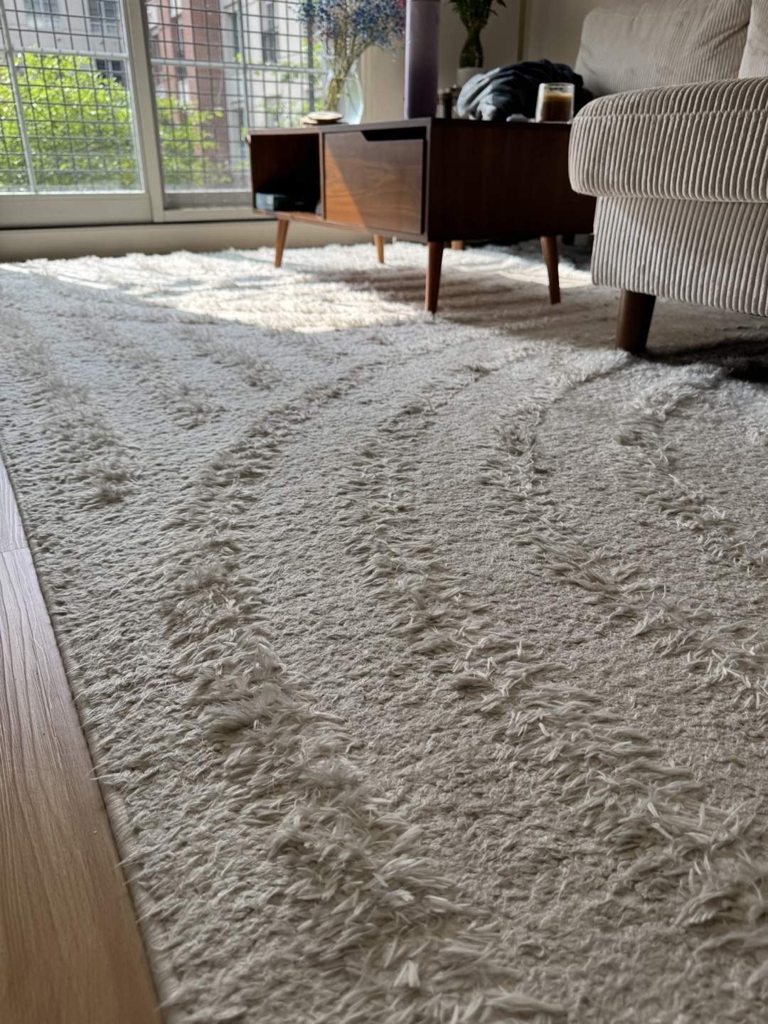 Beige Shag Area Rug - Rectangle 7’10” * 10” - photo 2