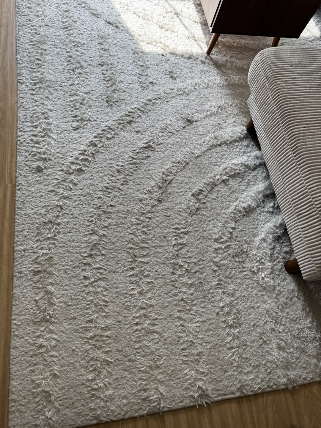 Beige Shag Area Rug - Rectangle 7’10” * 10” - photo 3