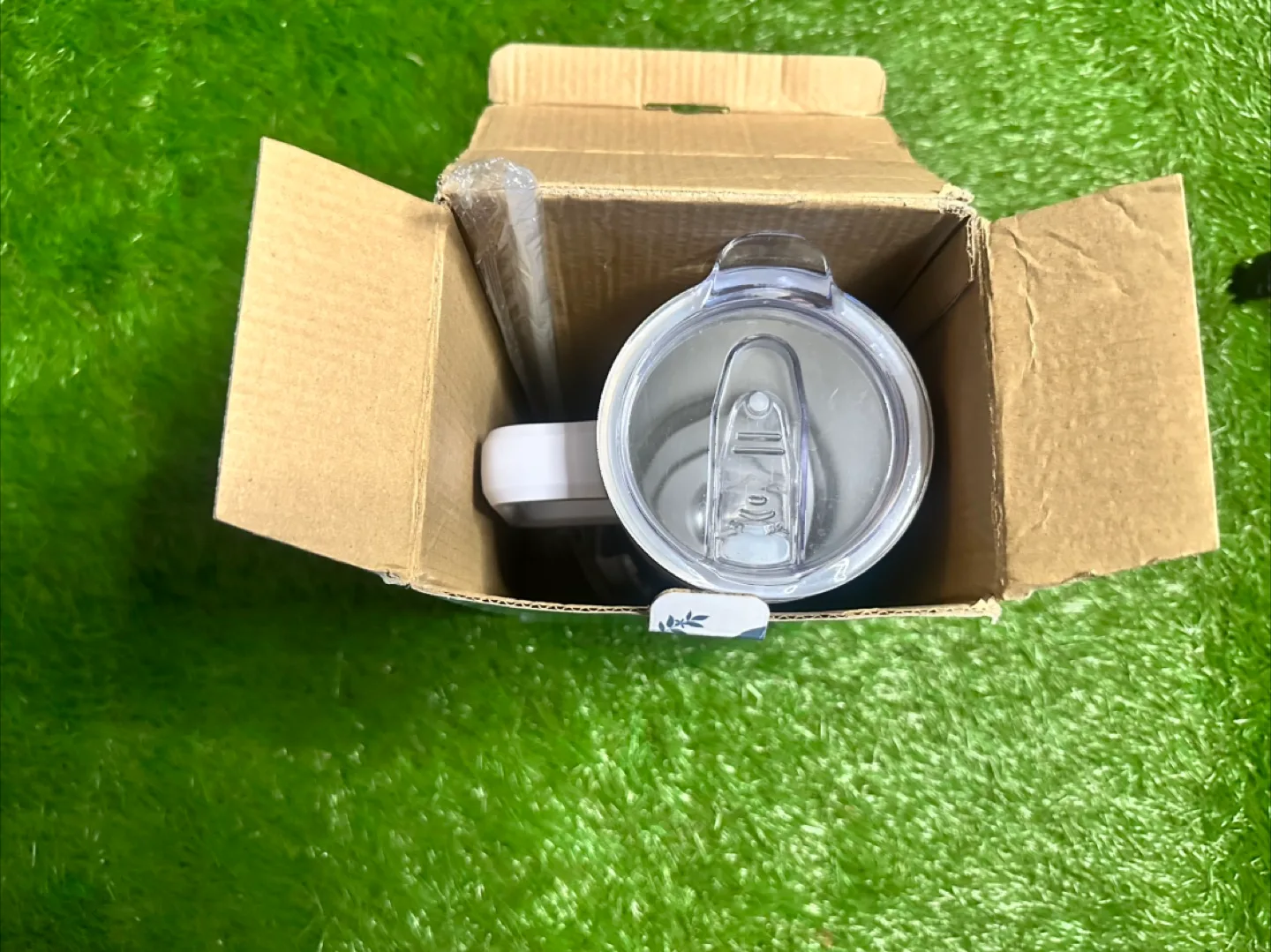 💙SYACOO Floral Stainless Steel Tumbler with Handle image indicator(4)