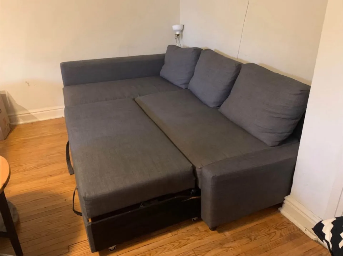 IKEA grey Friheten Sleeper Sectional Sofa(DELIVERY AVAILABLE) image indicator(2)
