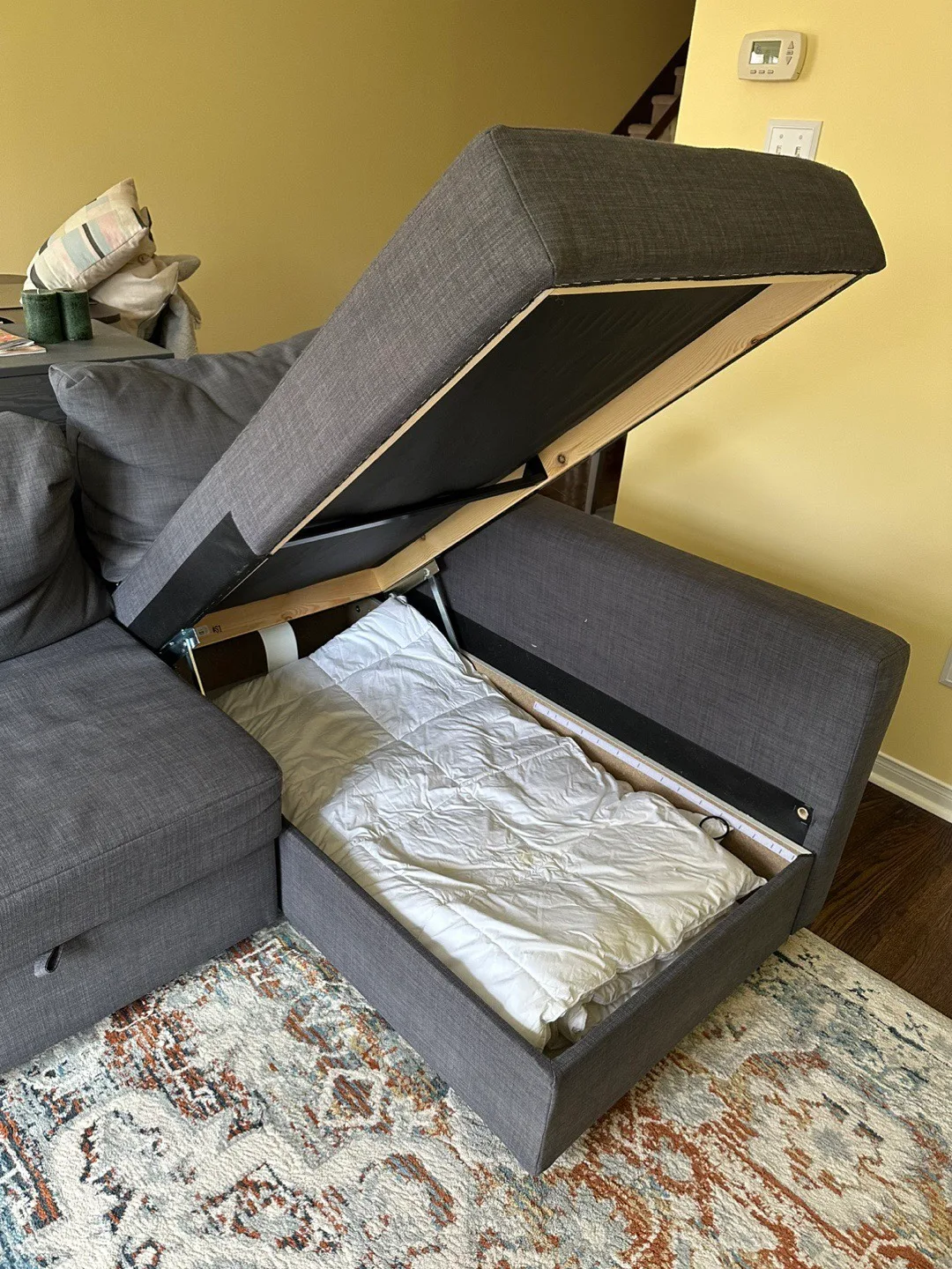 IKEA grey Friheten Sleeper Sectional Sofa(DELIVERY AVAILABLE) image indicator(3)