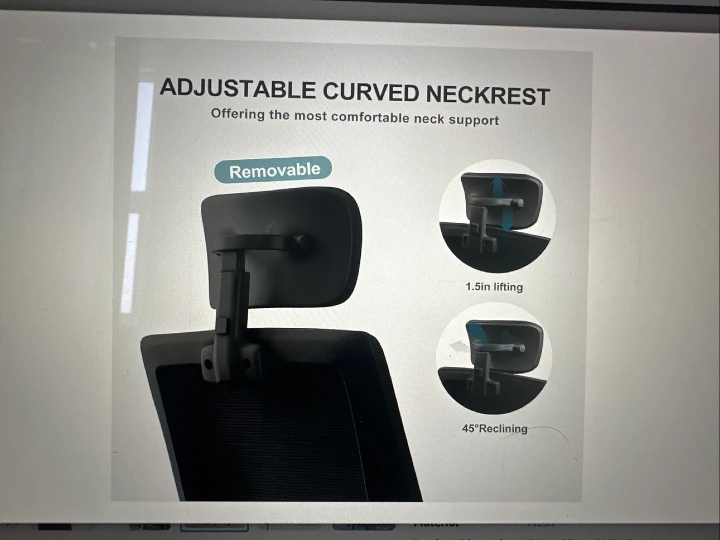 TREHOME High Back Ergonomic Office Chair image indicator(5)