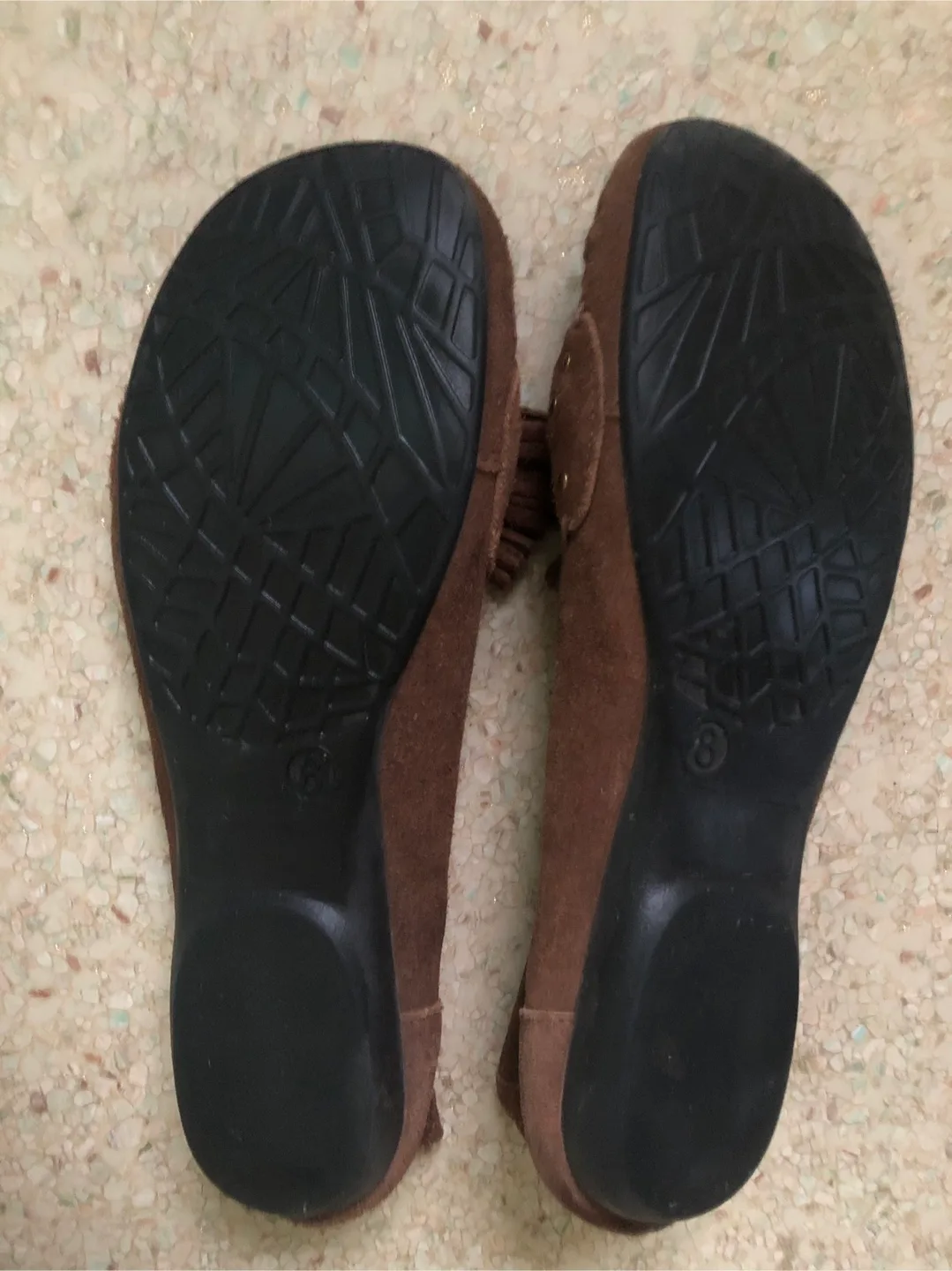 Women’s Brown Suede Loafers - Size 8 LIKE NEW JUST $4 image indicator(3)
