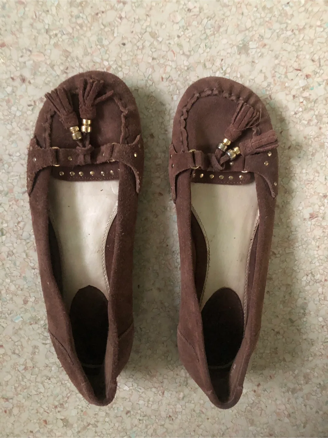 Women’s Brown Suede Loafers - Size 8 LIKE NEW JUST $4 thumbnail