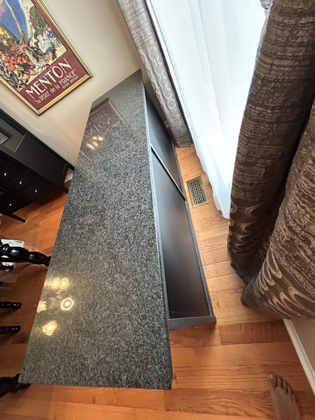 Black Granite Top Sideboard - photo 3