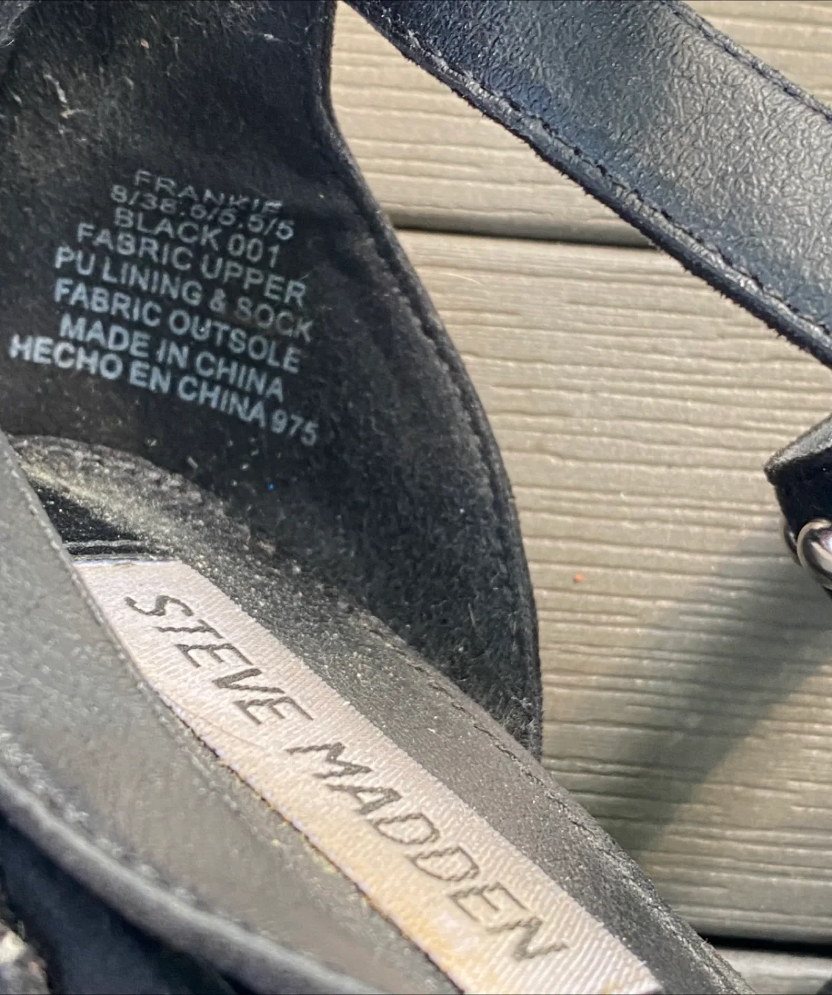 Steve Madden Black Studded Heels, Size 8 image indicator(7)