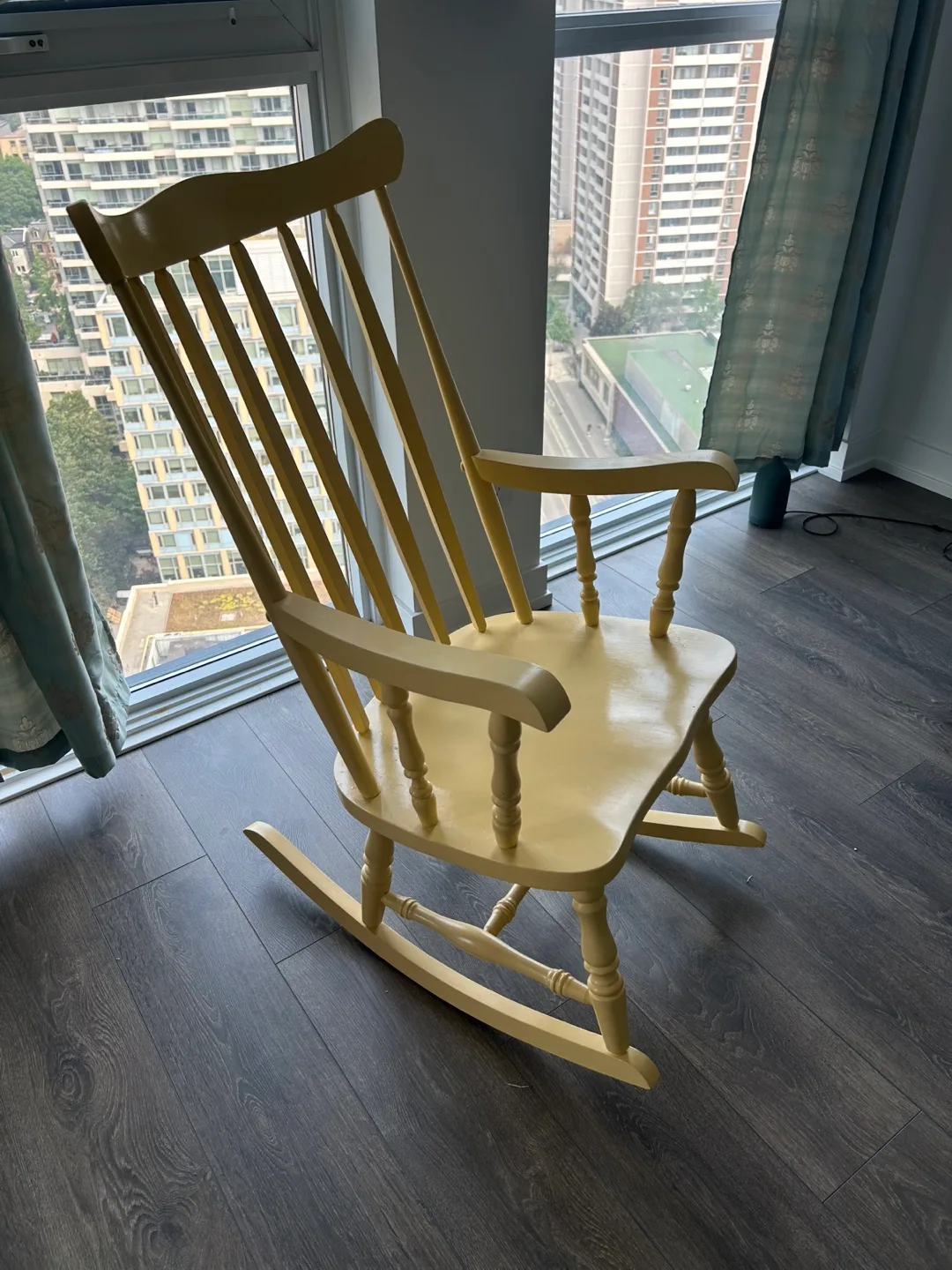 Joyful Yellow Rocking Chair 😊 thumbnail