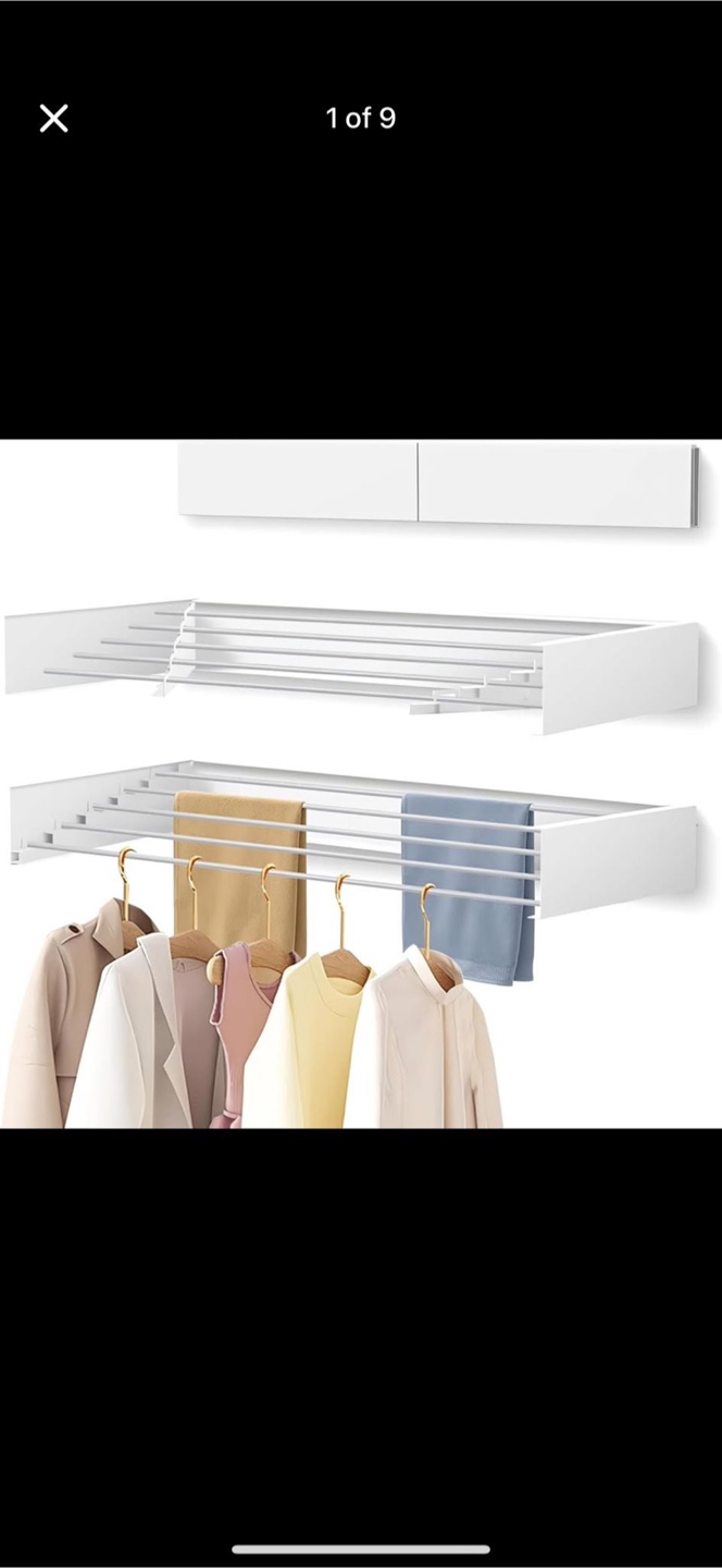 Wall Mounted Clothes Drying Rack