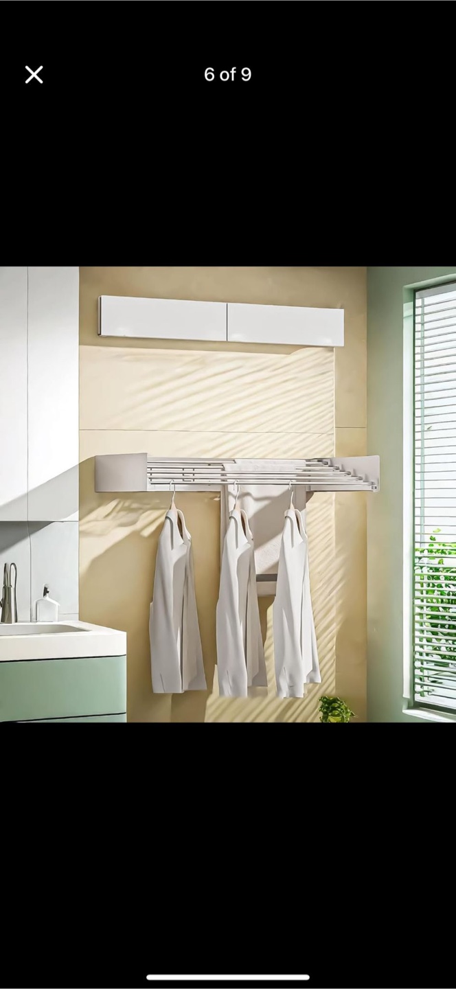 Wall Mounted Clothes Drying Rack - photo 5