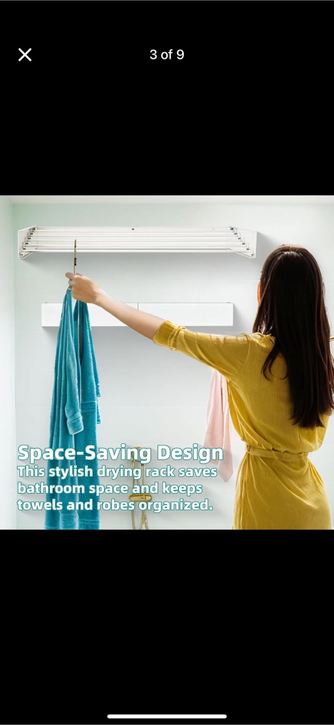 Wall Mounted Clothes Drying Rack - photo 4