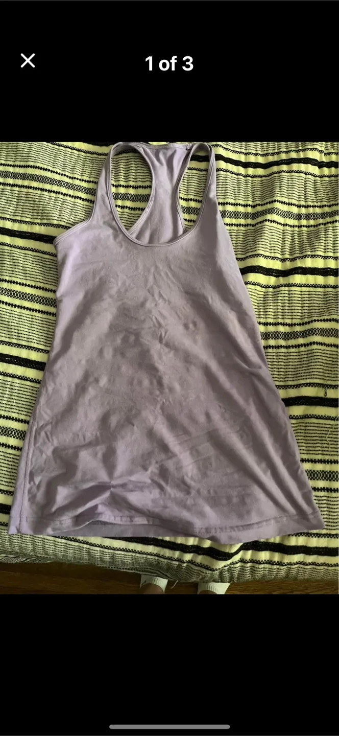 Lululemon Tank Top, Purple size 4 thumbnail