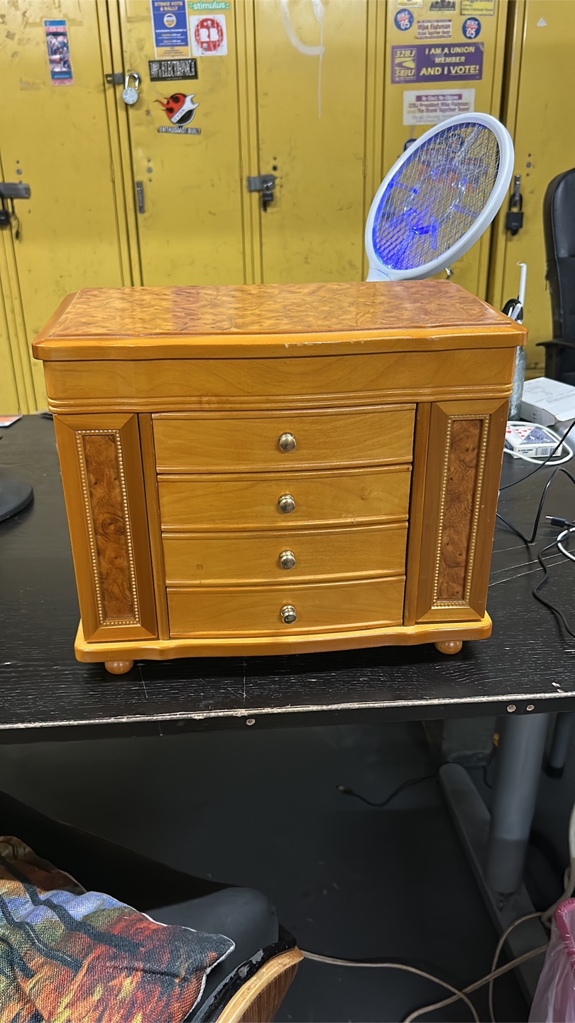 Mele & Co. Wooden Jewelry Box