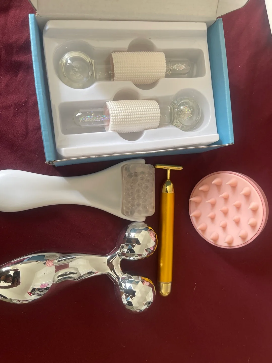 Facial and scalp Massage Tools Set , take all in $15 thumbnail